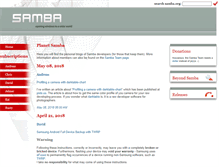 Tablet Screenshot of planet.samba.org