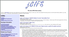 Desktop Screenshot of jcifs.samba.org