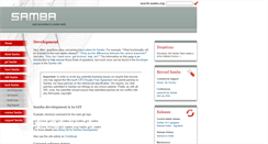 Desktop Screenshot of devel.samba.org