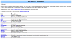 Desktop Screenshot of lists.samba.org