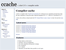 Tablet Screenshot of ccache.samba.org